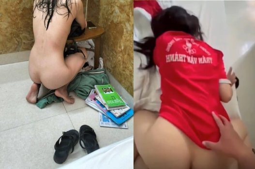 Cô học sinh THPT Trần Văn Thành quyến rũ trong đêm hẹn hò bí mật tại khách sạn