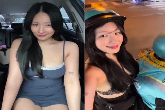 Kim Chi nhờ tài xế Grab đưa đến nơi hẹn hò nóng bỏng