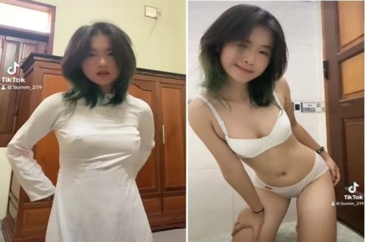 Nữ sinh gợi cảm với làn da mịn màng