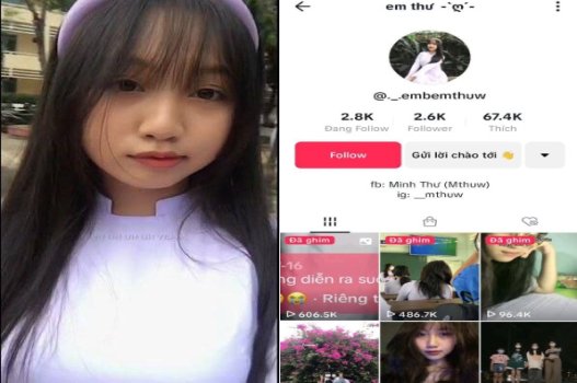 Nữ sinh Thư gây sốt với clip nóng bị dò rỉ