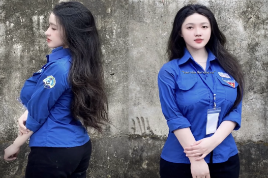 Sinh viên tình nguyện dáng chuẩn quay video gợi cảm