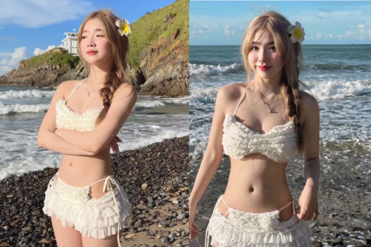 Video quyến rũ Ngọc Diễm dáng yêu mê đắm
